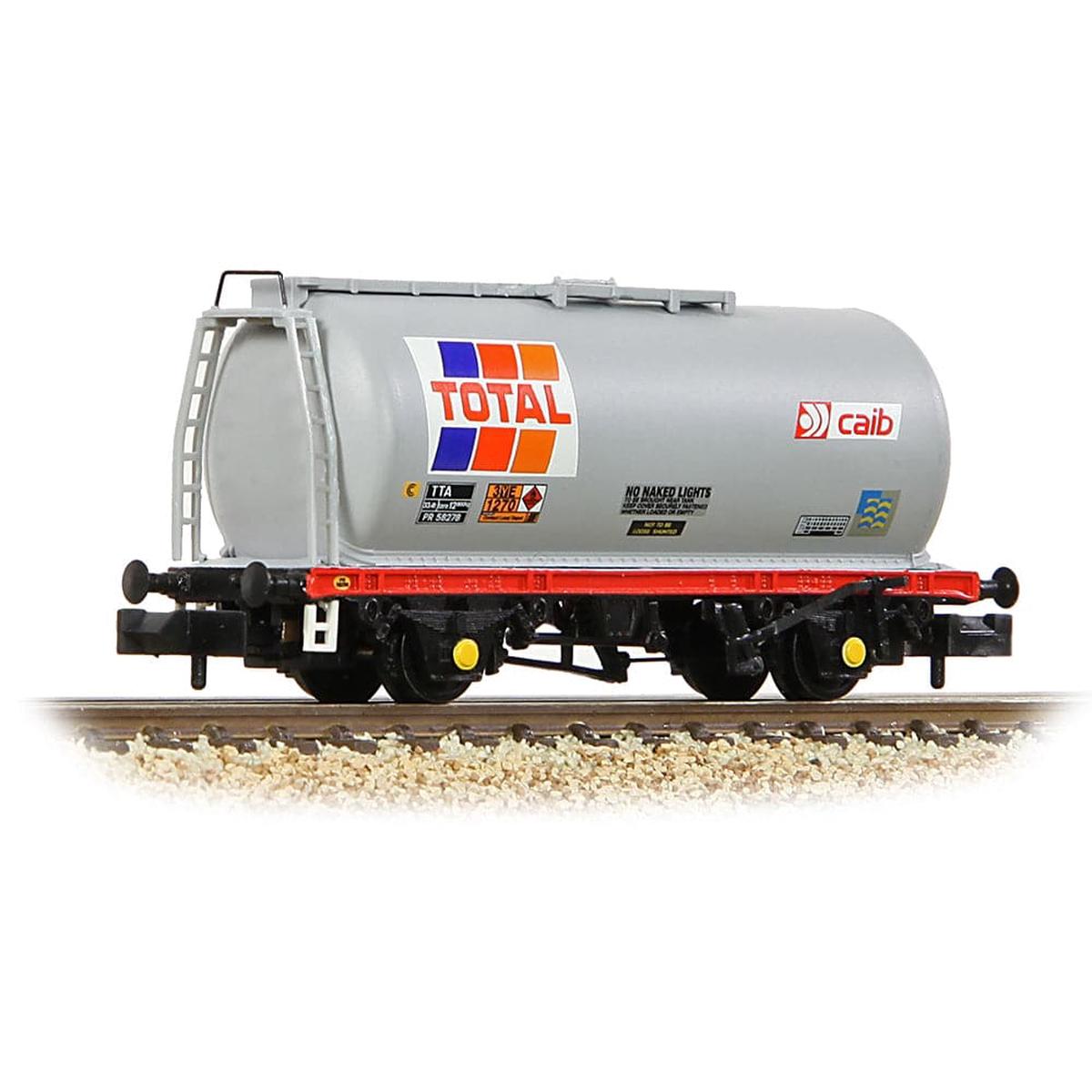 Graham Farish N BR 45T TTA Tank Wagon 58278 'Total' Grey
