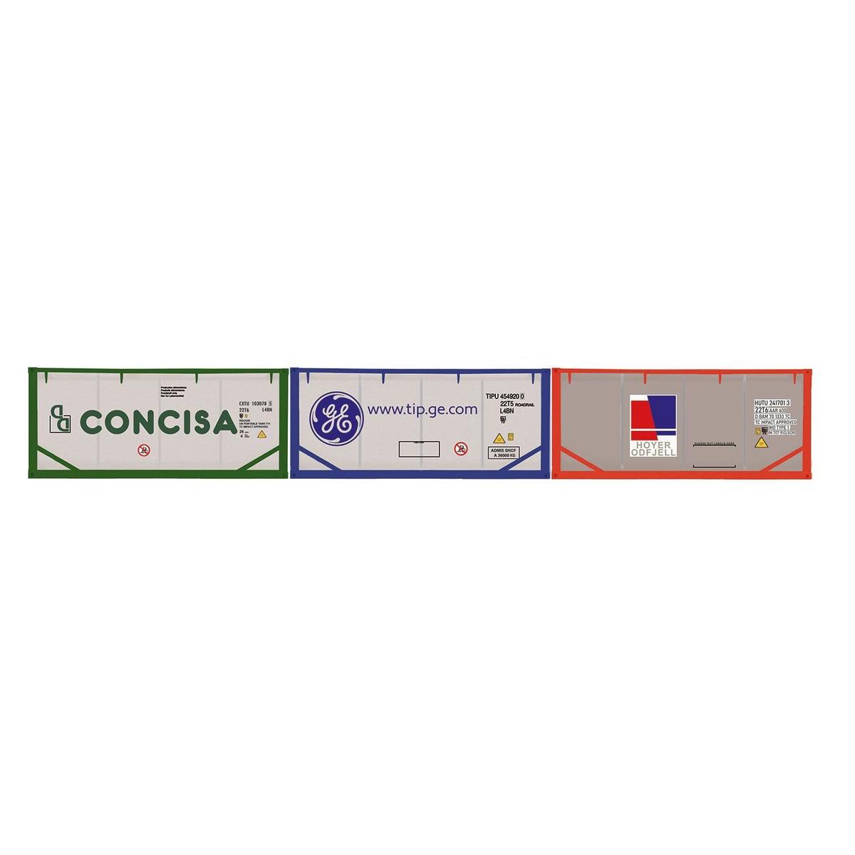 Hornby OO Concisa and Hoyer Tanktainers Pack  Era 11