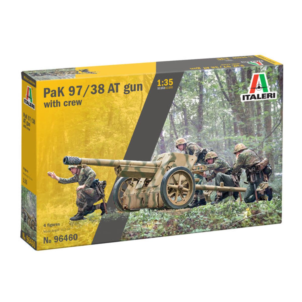 Italeri 1/35 Pack 97/38 at Gun with Crew
