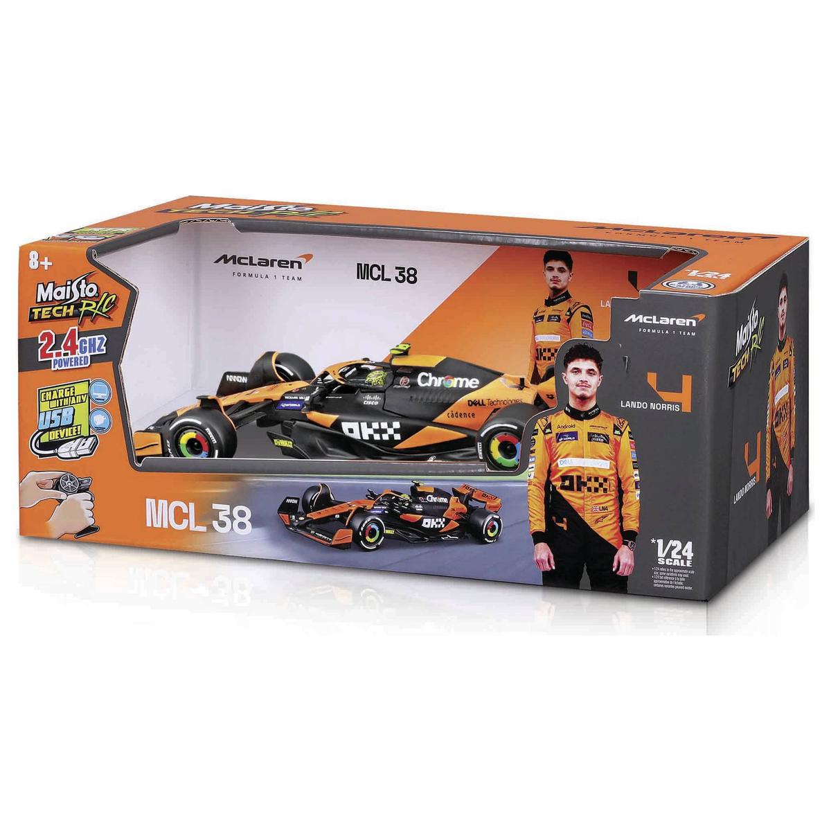 Maisto RC 1/24 McLaren MCL38  Lando Norris Miami GP