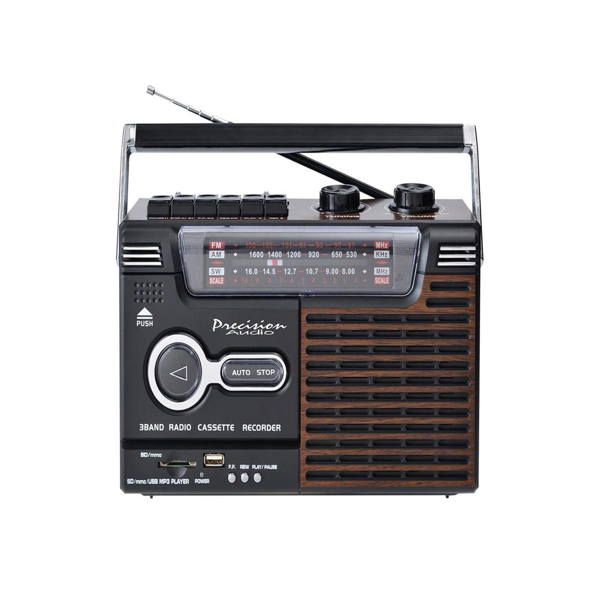 Precision Audio PA-3000 Portable Bluetooth Cassette Player