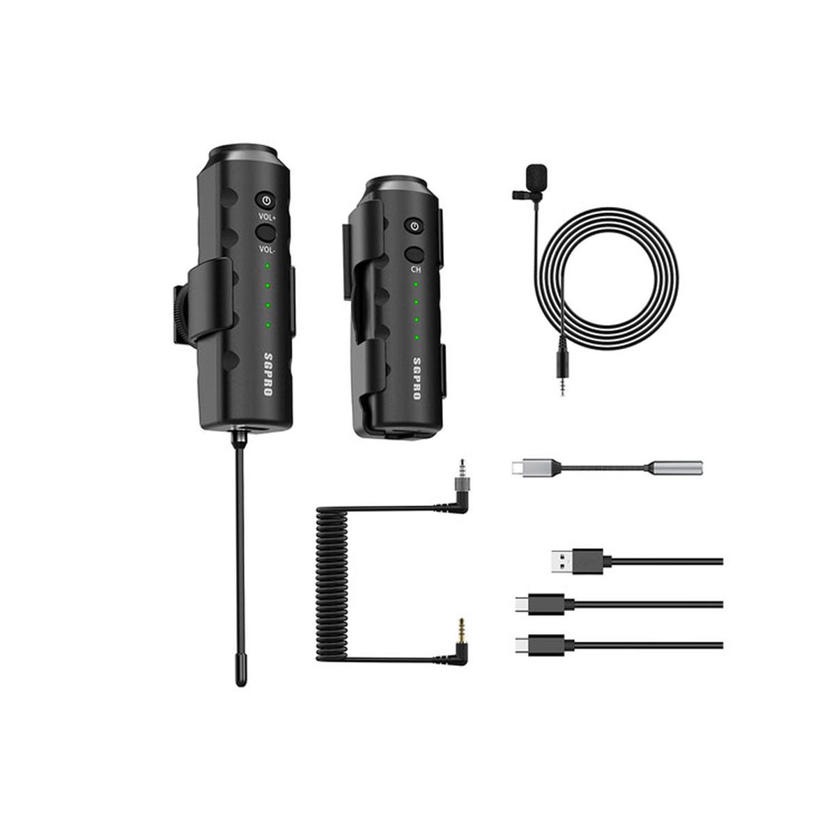 RBR (TR2 SGPRO) UHF Lavalier Wireless Microphone for Vlogging