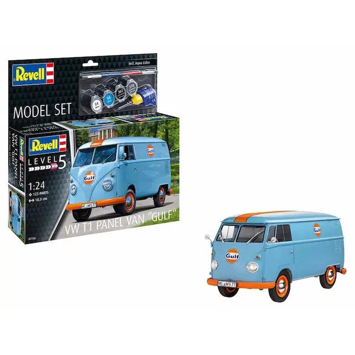 Revell 1/24 Model Set VW T1 Panel Van (Gulf Decoration)