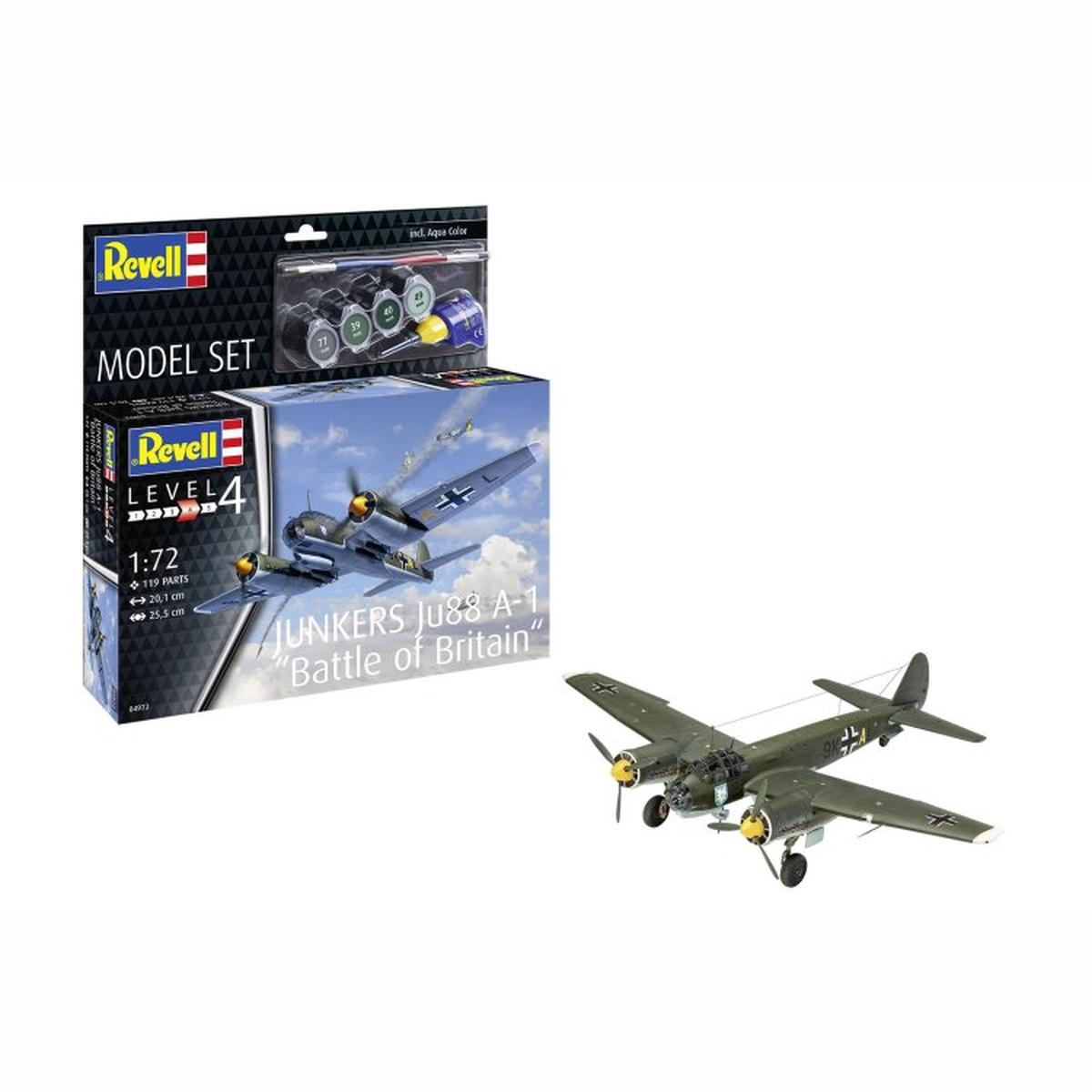 Revell 1/72 Junkers Ju88 A1 "Battle of Britain" Model Set