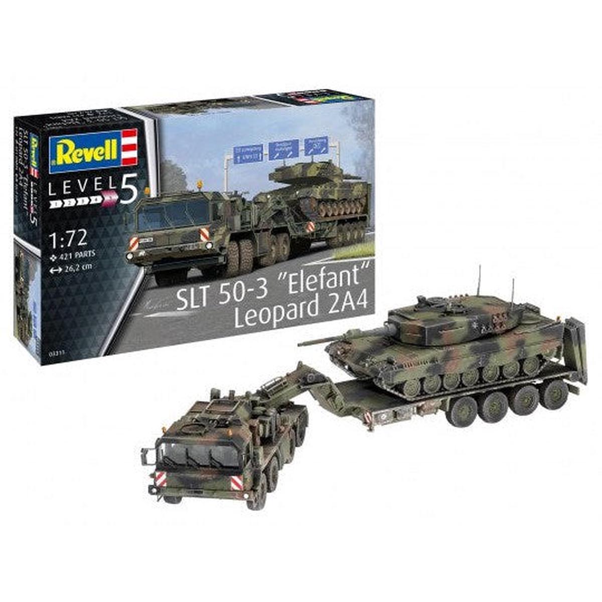 Revell 1/72 SLT 50-3 Elefant and Leopard 2A4