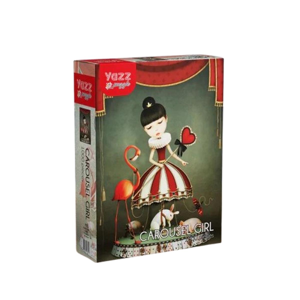 Yazz Puzzle 1000pc Carousel Girl Jigsaw Puzzle