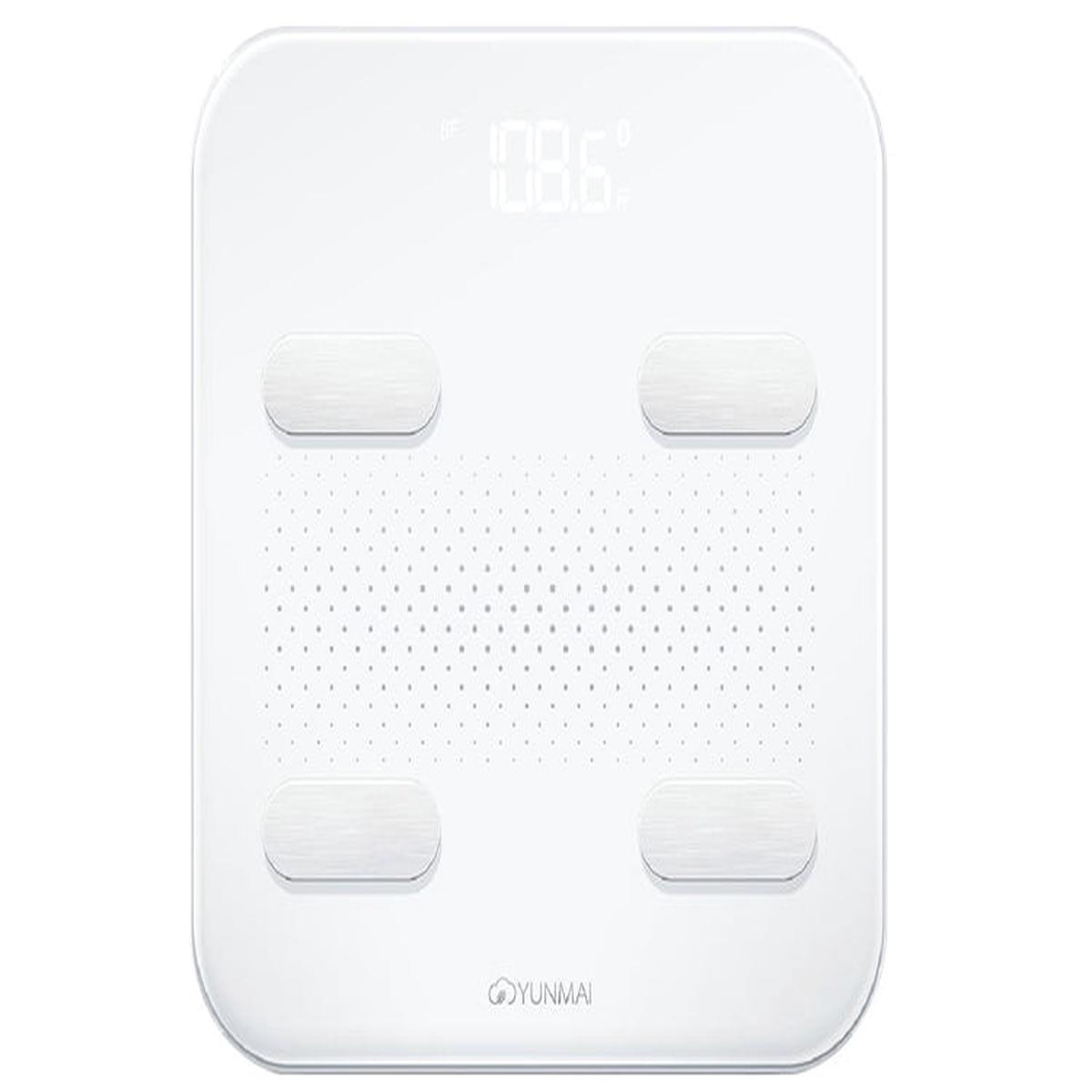 Yunmai S Color 2 Bluetooth Body Composition BMI Scale (White)