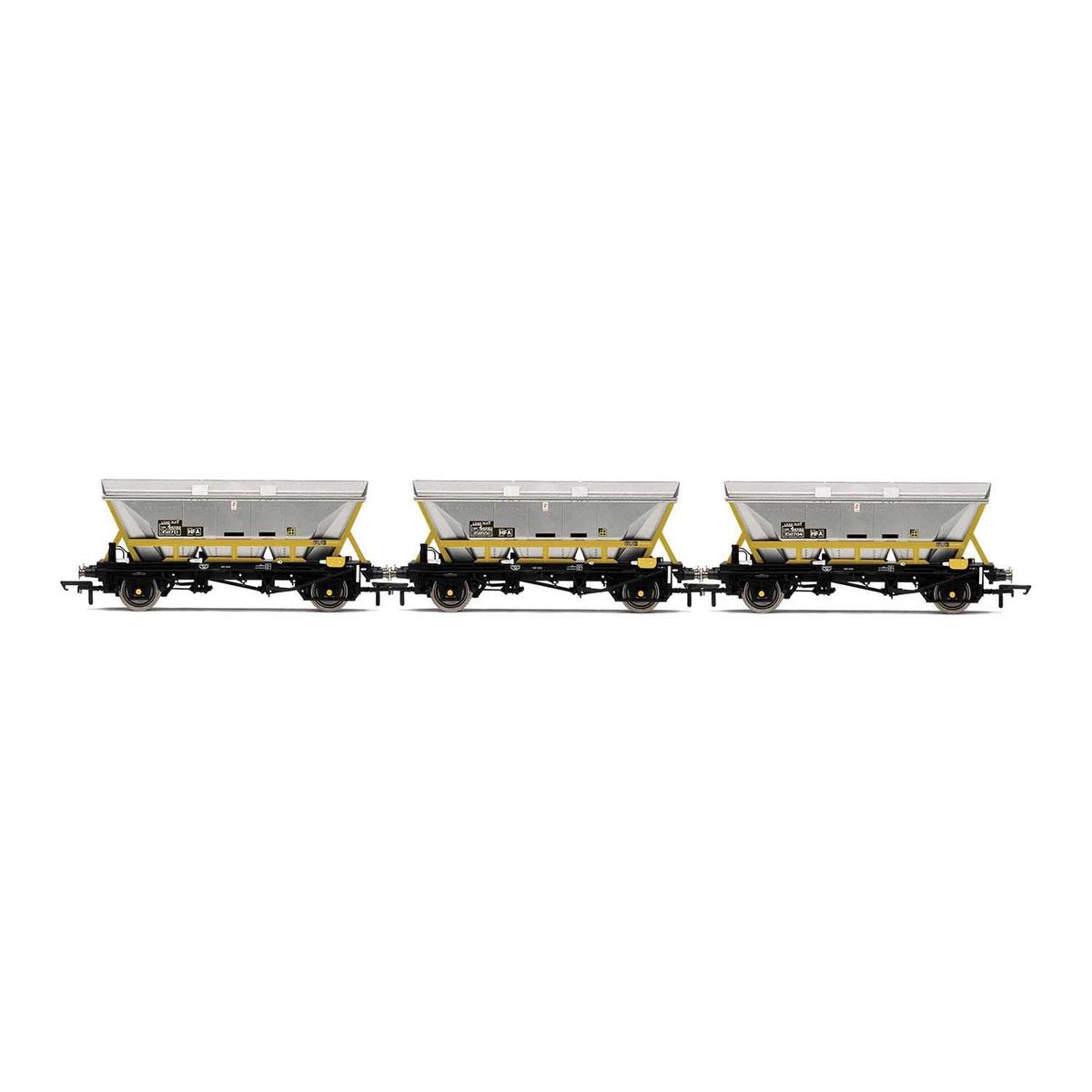 Hornby  OO HFA Hopper Wagons Three Pack BR Coal Sector Era 8