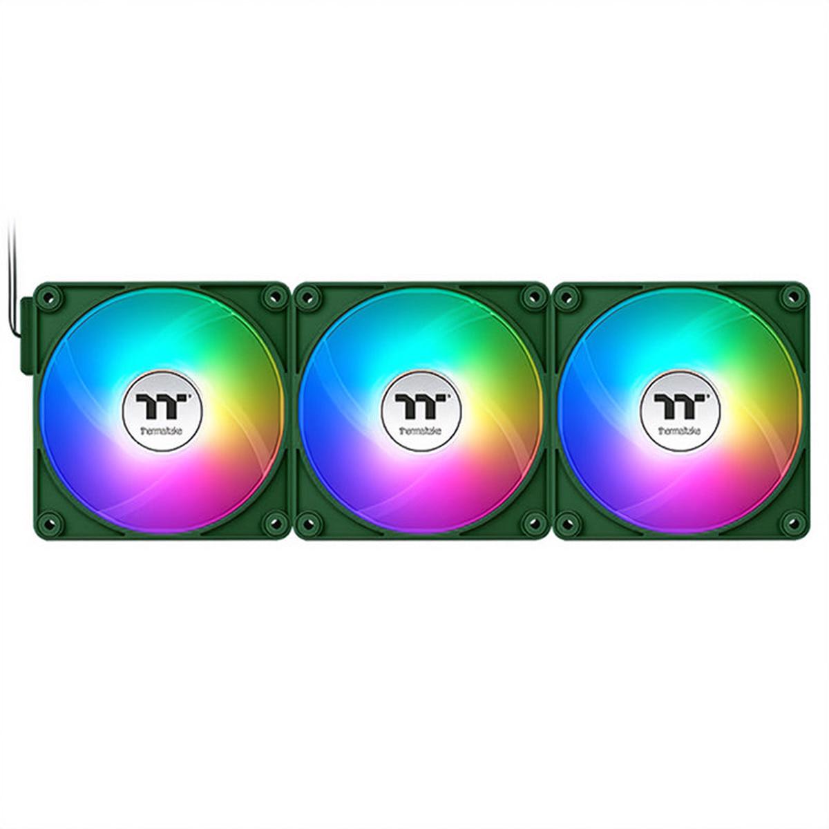 Thermaltake CT120 EX Standard Blades Fan (Racing Green, 3 Pack)
