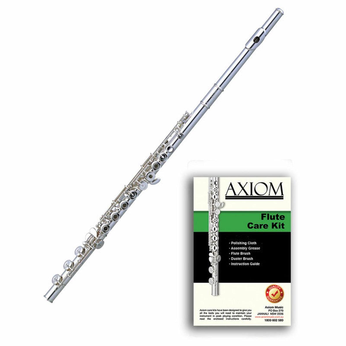 AXIOM Prelude School Band Flute with Cleaning Kit