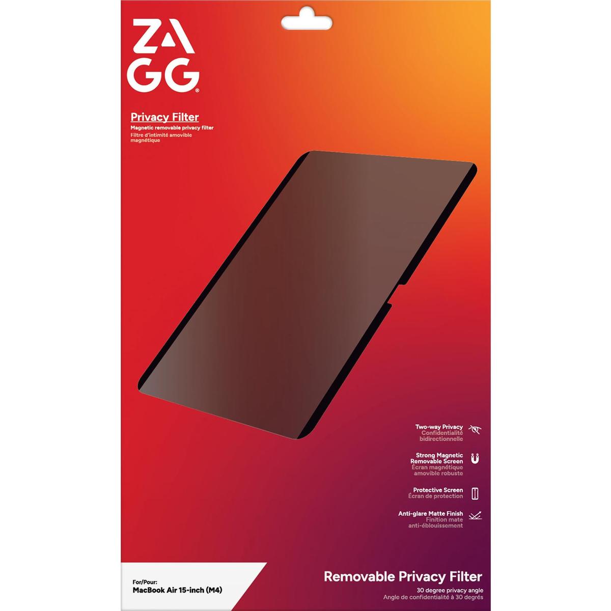 ZAGG Removable 2-Way Privacy Filter for Apple MacBook Air 15" (M4)