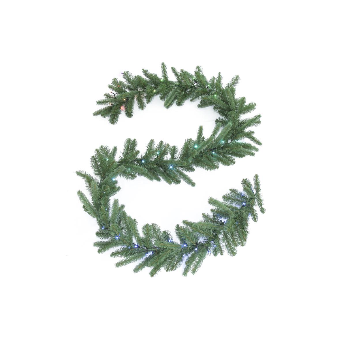 Twinkly Pre-Lit Christmas Garland RGBW 50 LED Gen II