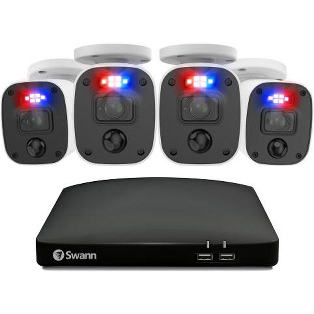 Swann Swannforce 1080P DVR 65GB Security Camera (4 Pack)