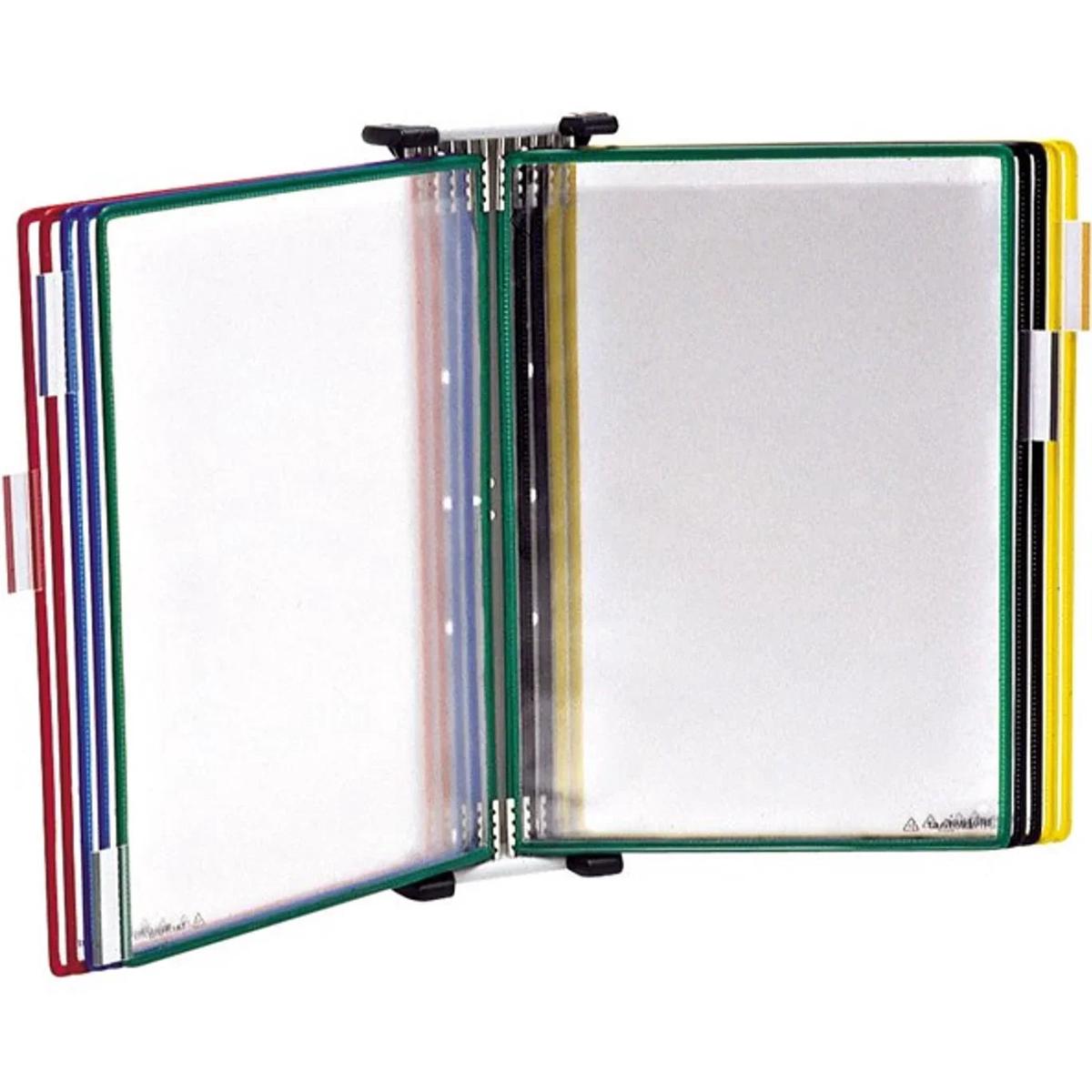 Tarifold Wall Unit 10 Pockets Display Holder Grey Wall Unit A4 Assorted