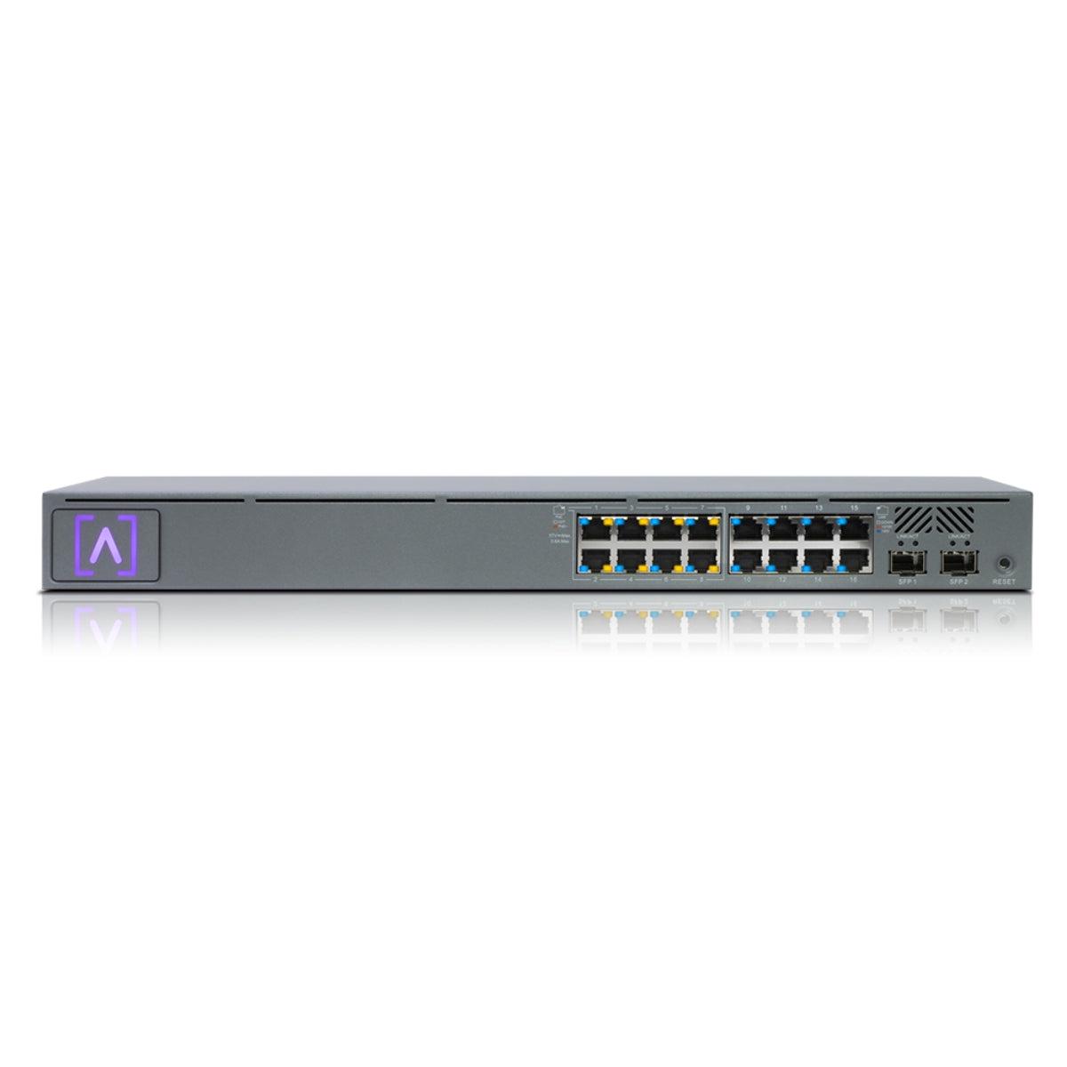 Alta Labs S16-POE 16-Port Enterprise Switch (8 PoE+, 2 SFP, 120W)