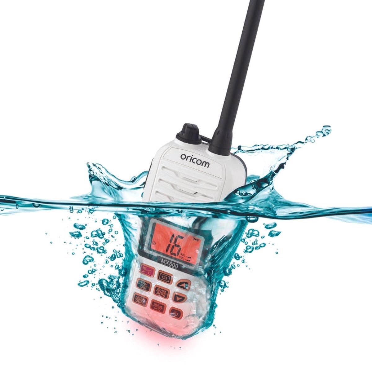 Oricom MX500 5 Watt VHF Marine Radio (White)