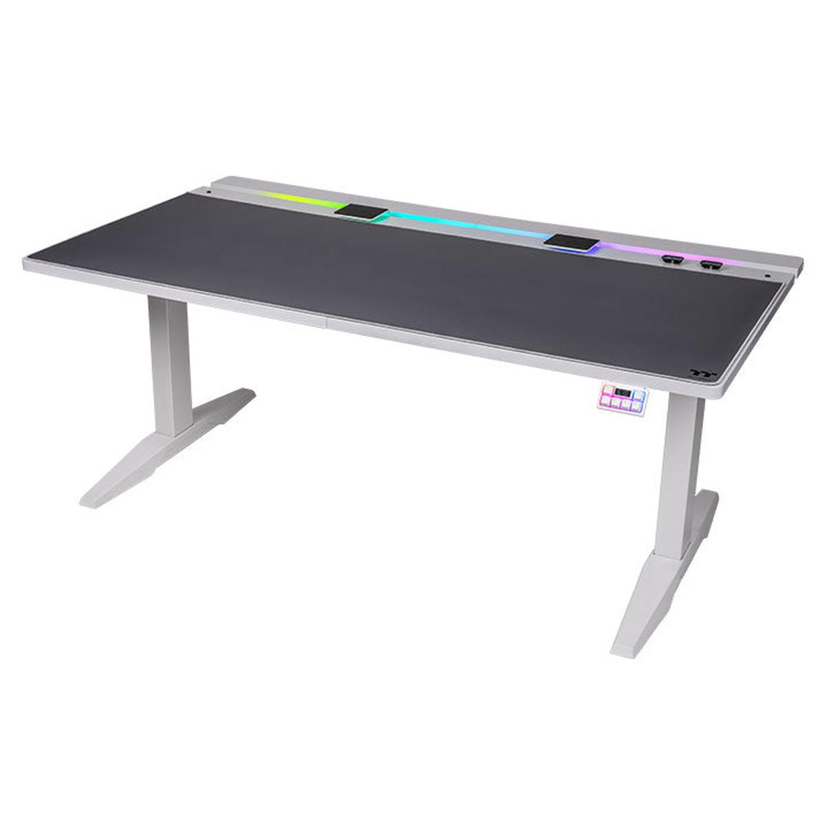 Thermaltake G700 RGB Electric Height Adjustable Gaming Desk (Snow Edition)