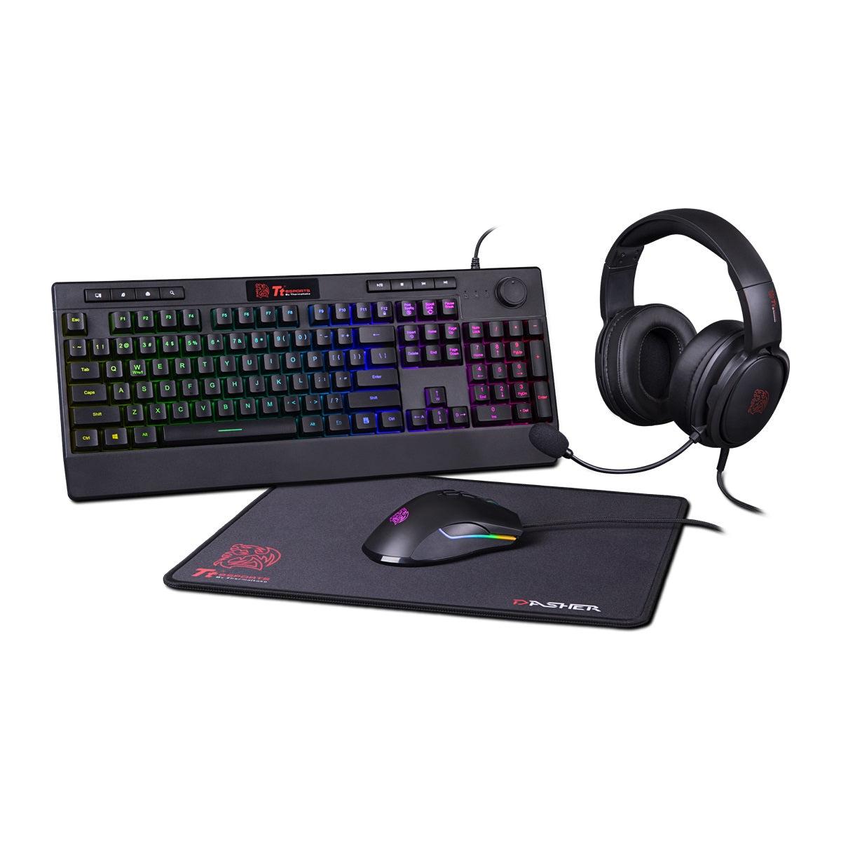 Thermaltake Tt eSPORTS 4 In 1 RGB E Series Gaming Kit COMBO