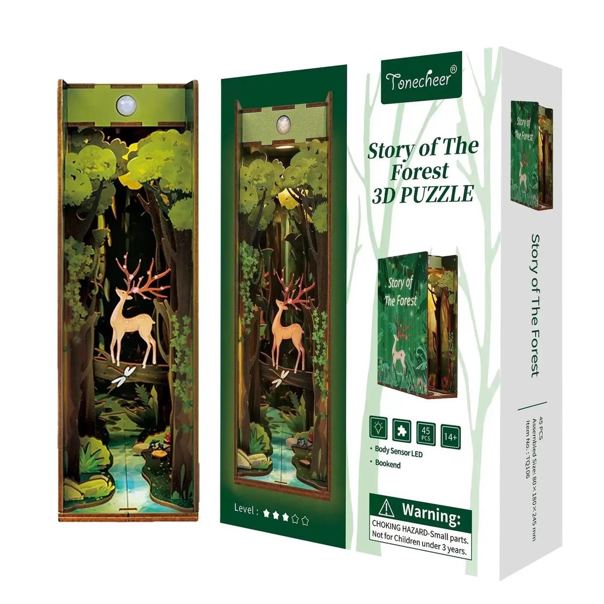 Tonecheer Story of the Forest Book Nook Kit