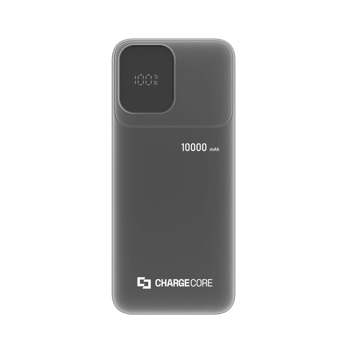 ChargeCore LiFePO4 Power Bank  10000mAh 20W Fast Charge (Black)