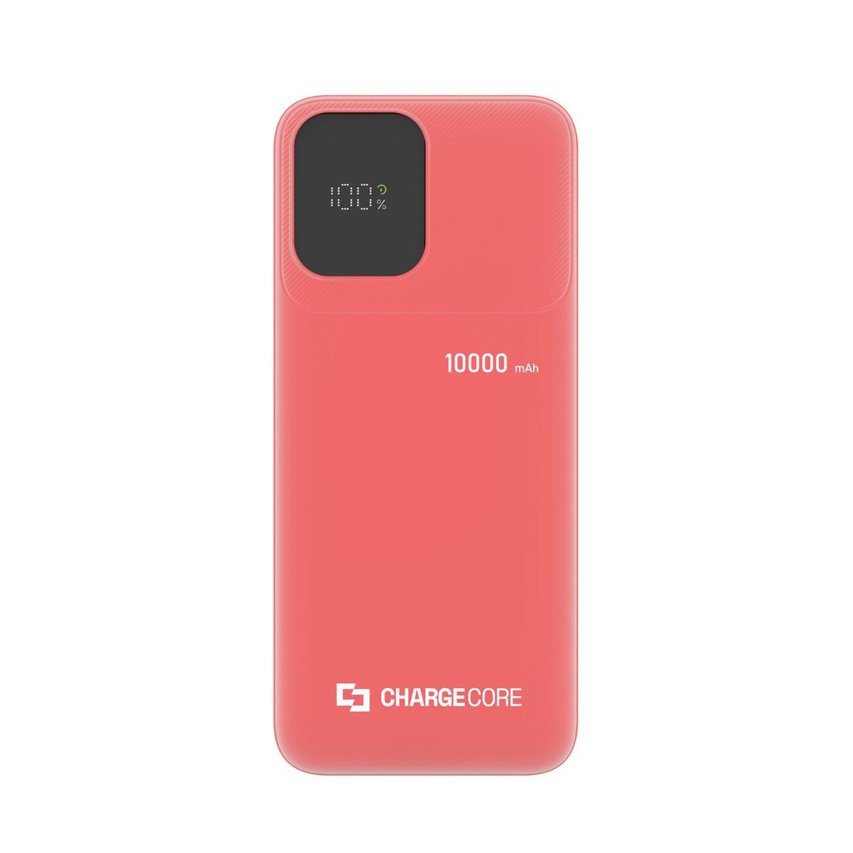 ChargeCore LiFePO4 Power Bank  10000mAh 20W Fast Charge (Sunset Coral)