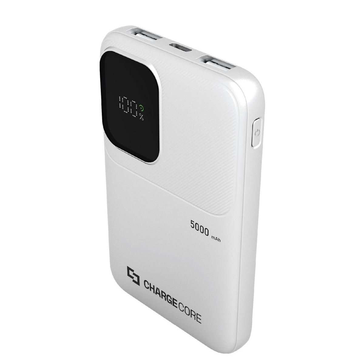 ChargeCore SafeCharge Max 5K LiFePO4 Power Bank (White)
