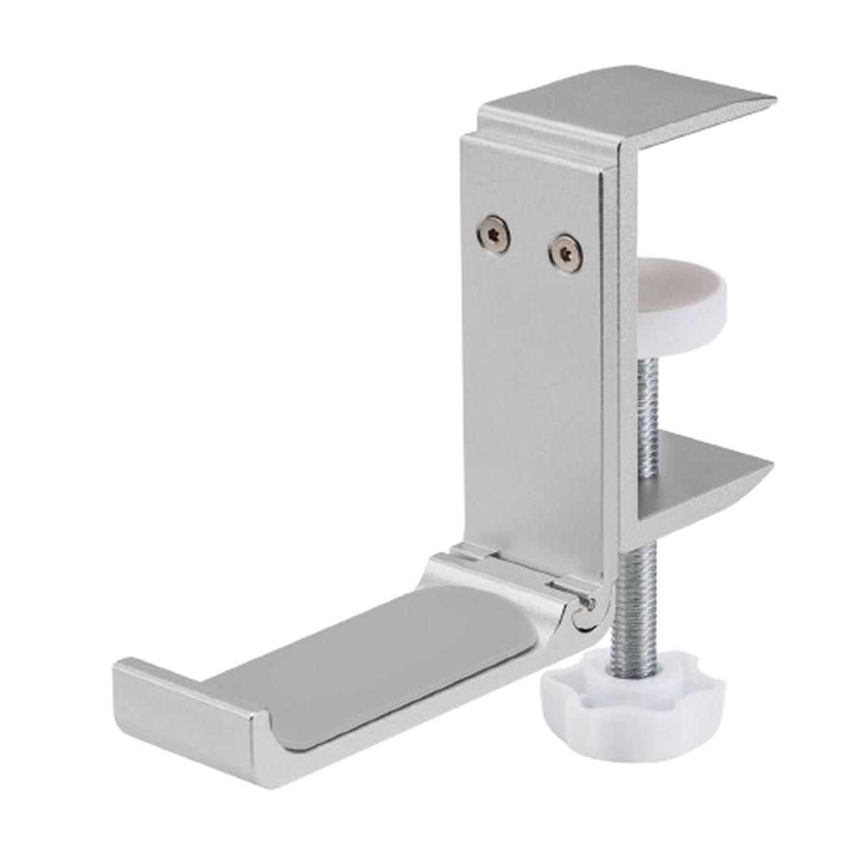 Desky Foldable Headphone Hook - Silver