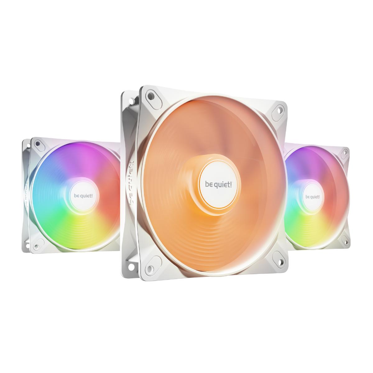 Be Quiet Fan Light Wings LX ARGB Triple Pack 120mm White
