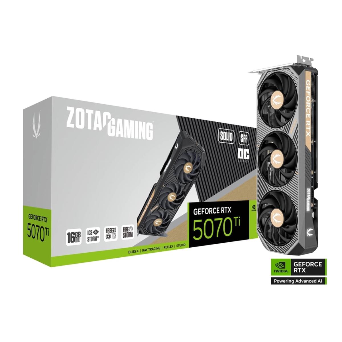 Zotac SOLID SFF GeForce RTX 5070 Ti OC 16GB