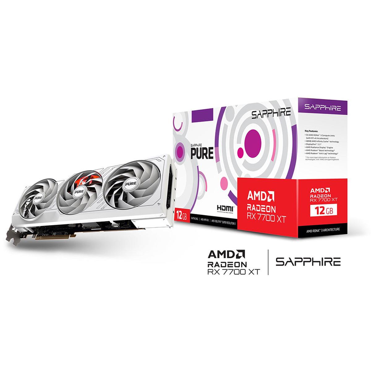 Sapphire Radeon RX 7700 XT Pure OC 12GB