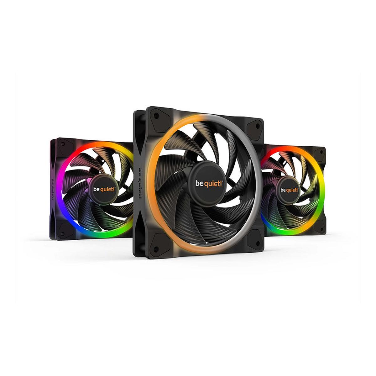 Be Quiet Fan Light Wings BL077 ARGB Triple Pack 120mm