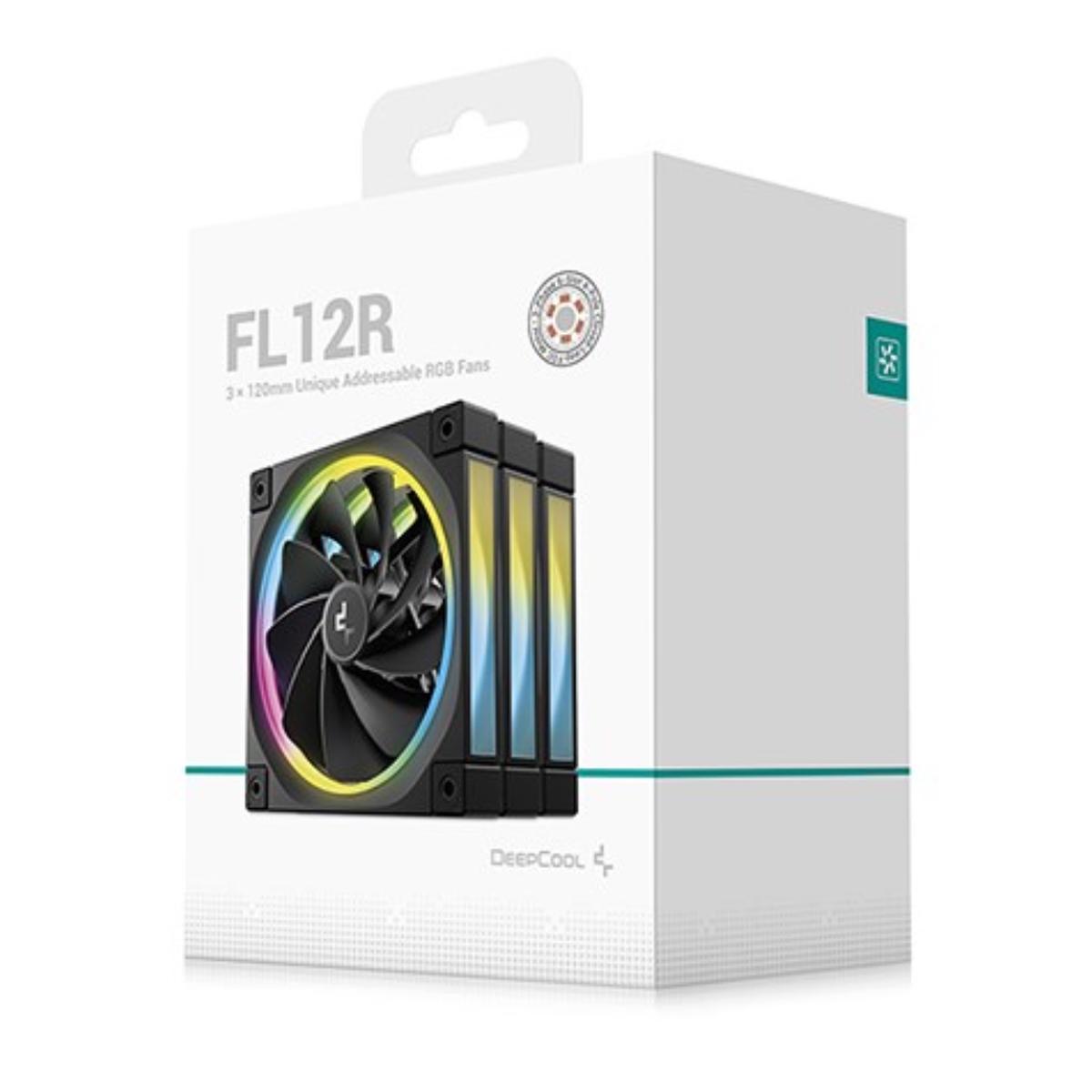 DeepCool Fans FL12R RGB Triple Pack 120mm