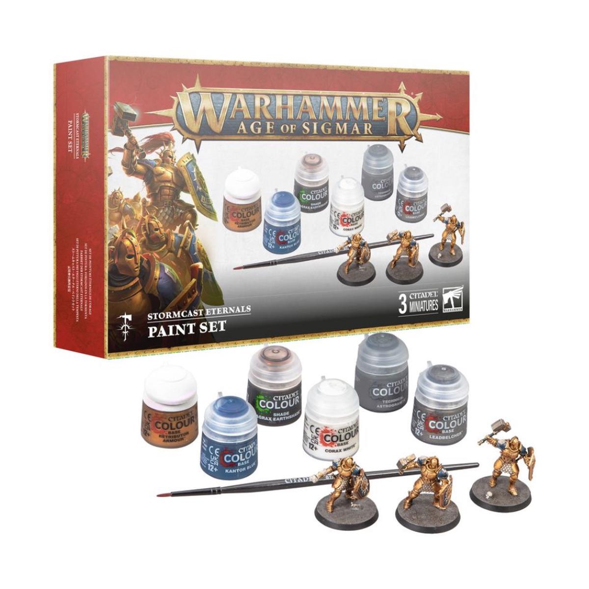 Warhammer Stormcast Eternals Paints Set