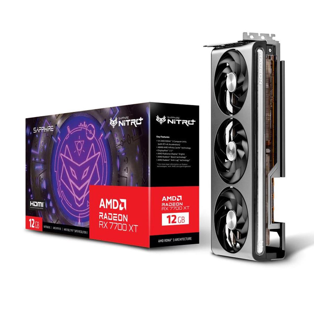 Sapphire Radeon NITRO + RX 7700 XT 12GB