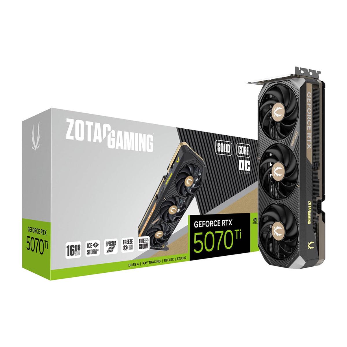 Zotac SOLID CORE GeForce RTX 5070 Ti OC 16GB