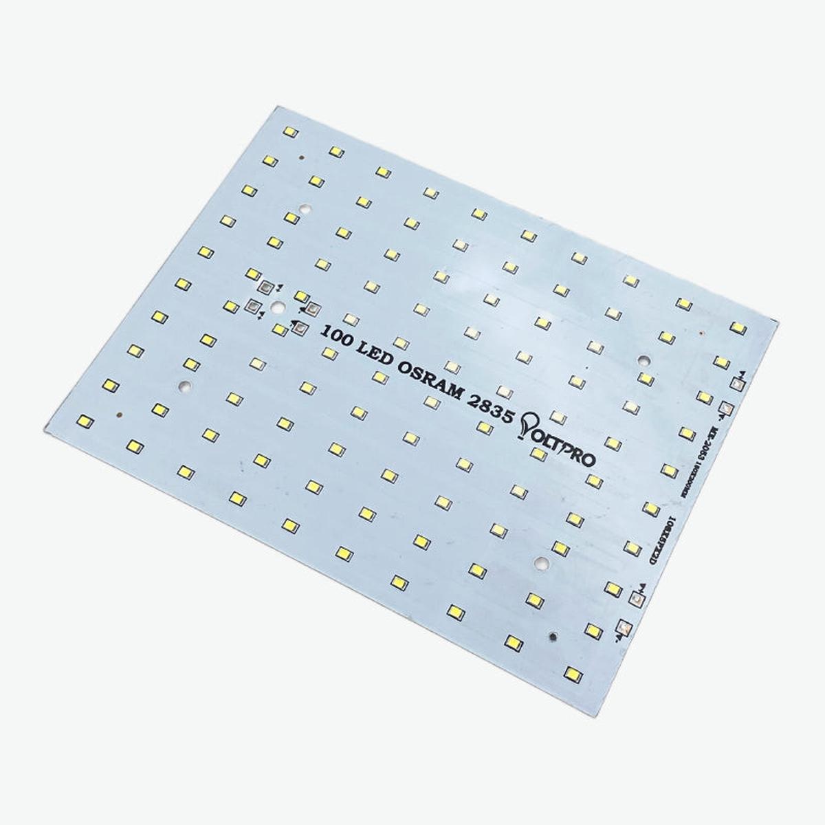 100W 2835 AC LED chip - High Power Set of 100 Leds PCB Light 300mA