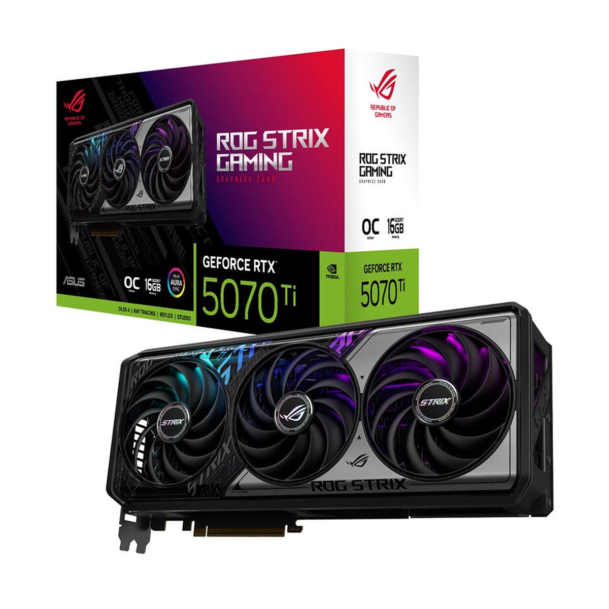 Asus ROG Strix GeForce RTX 5070 Ti OC 16GB