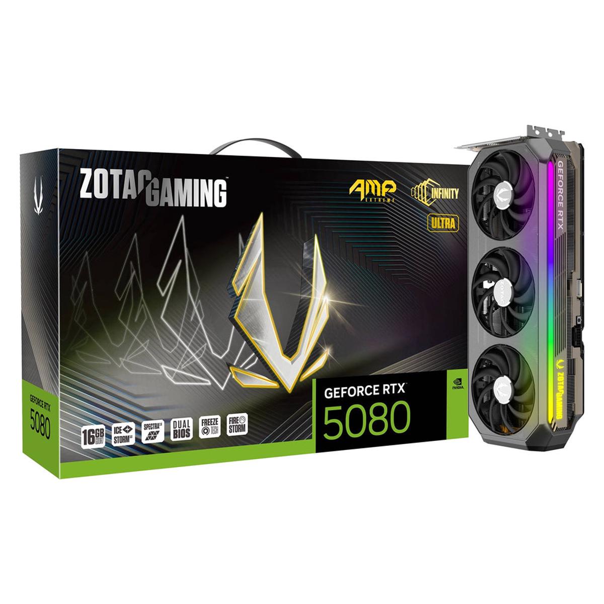 Zotac GAMING GeForce RTX 5080 AMP Extreme INFINITY ULTRA 16GB