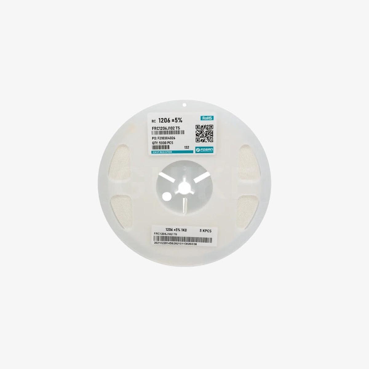 470 Ohm 1/4W Resistor Reel - 1206 SMD Resistor 5% Tolerance (5000 Resistors)