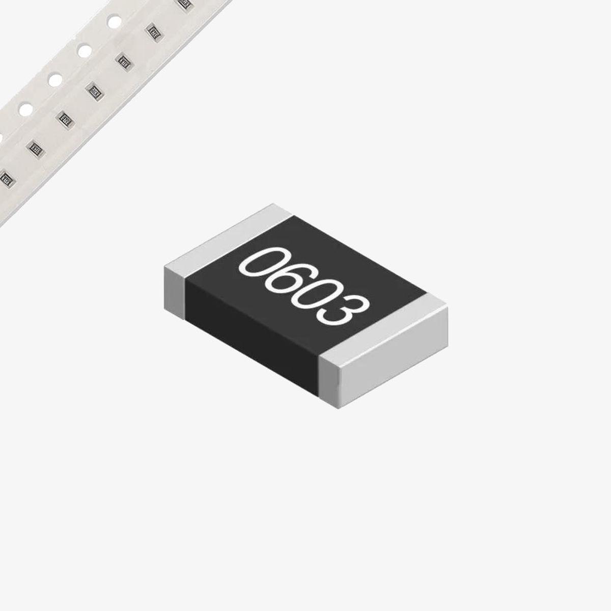 1.2K Ohm 0603 Package 1/10W SMD Resistor 5% Tolerance (Pack of 20 Pieces)