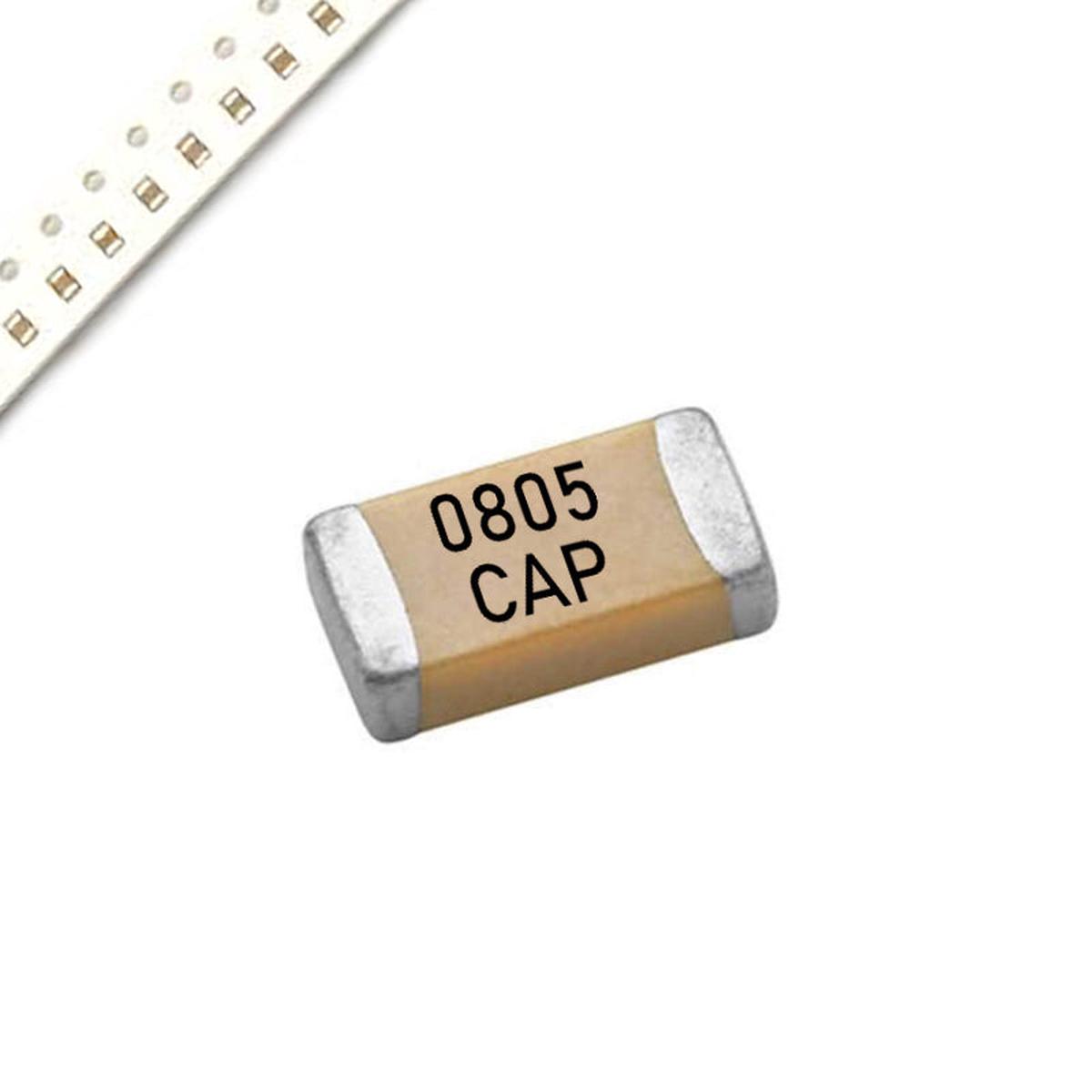 1uF / 1000nF 50V 0805 X7R SMD Capacitor (Pack of 5 Pieces)