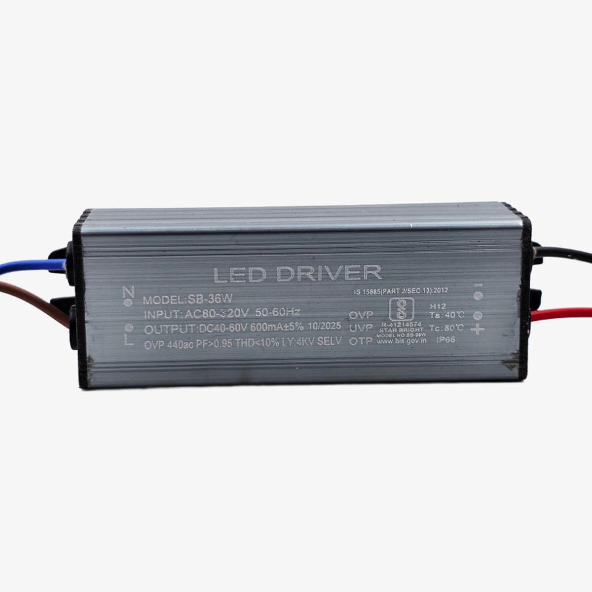 36W LED Driver Module with 600mA Output current and 34-63V Output DC Voltage