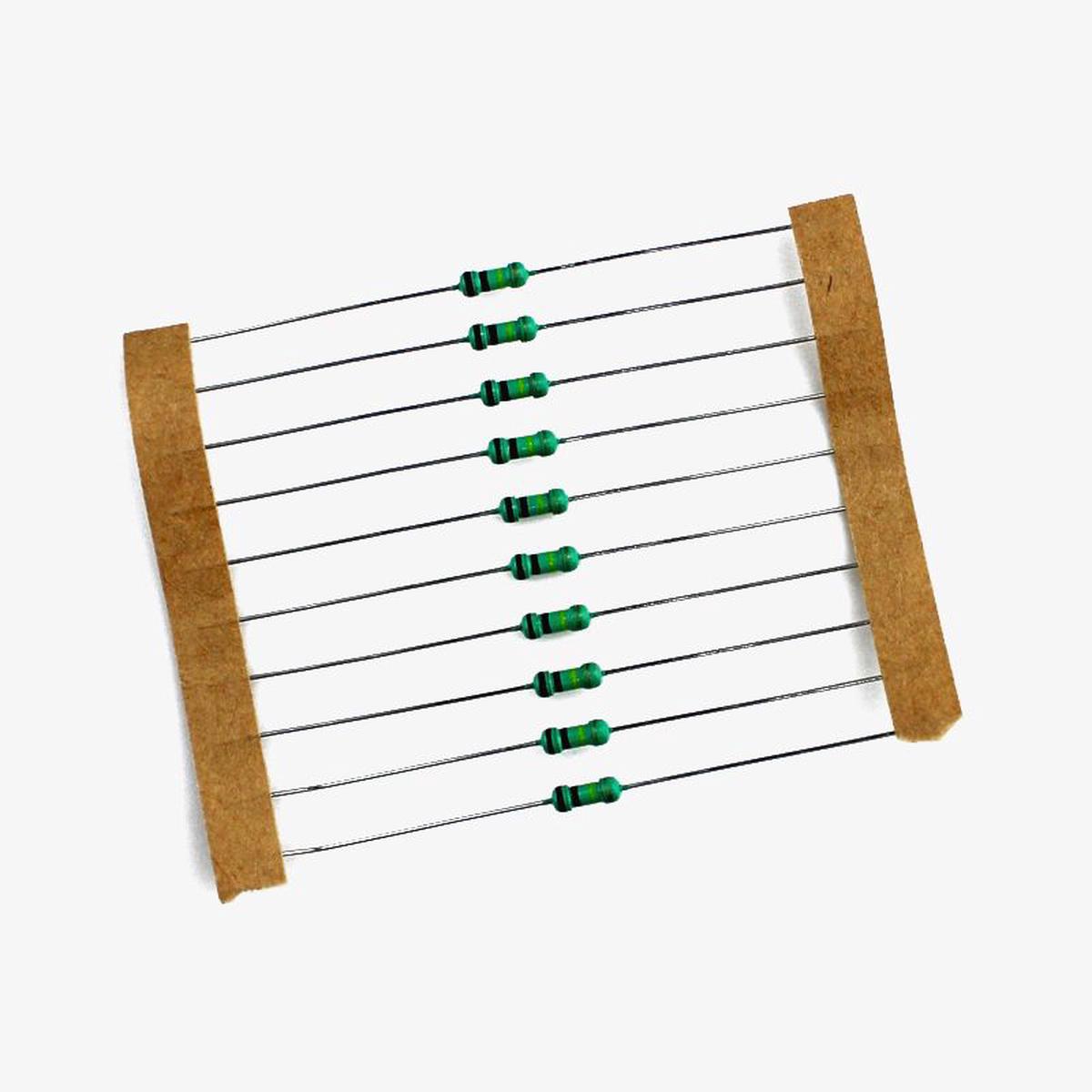 100K ohm, 1/4 Watt Resistor with 5% tolerance (Pack of 10)