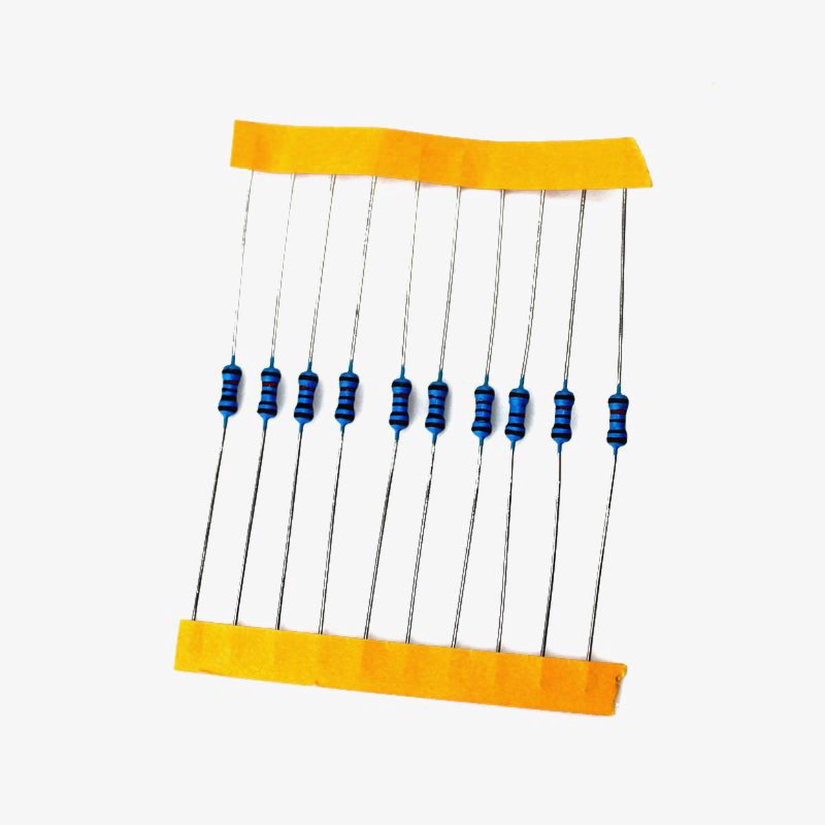 10K ohm, 1/4 Watt Resistor with 1% tolerance (Pack of 10)