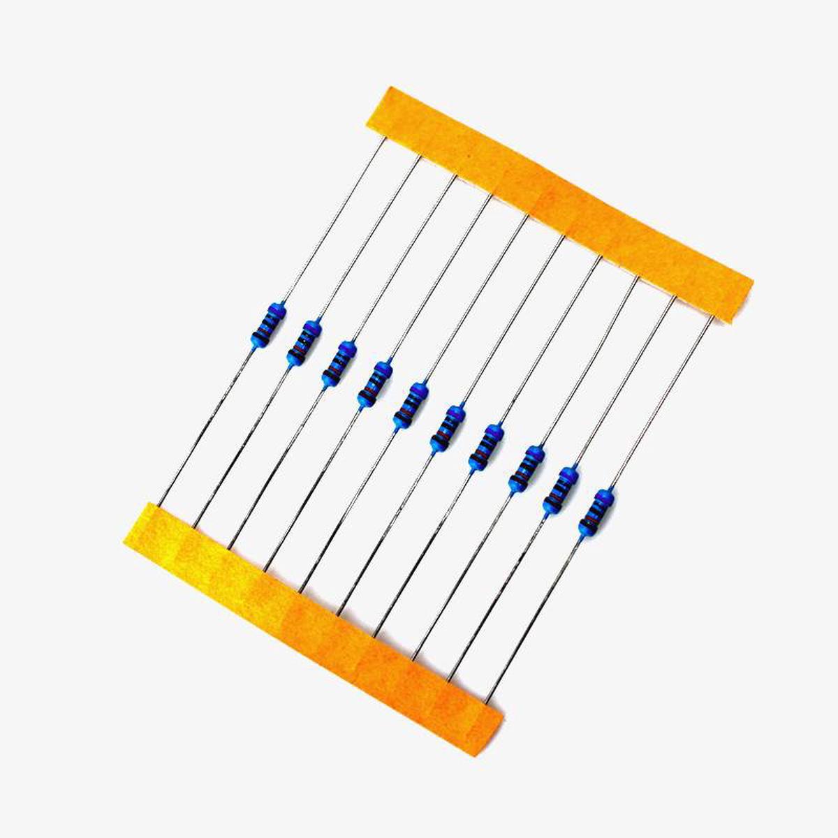 680K ohm, 1/4 Watt Resistor with 1% tolerance (Pack of 10)