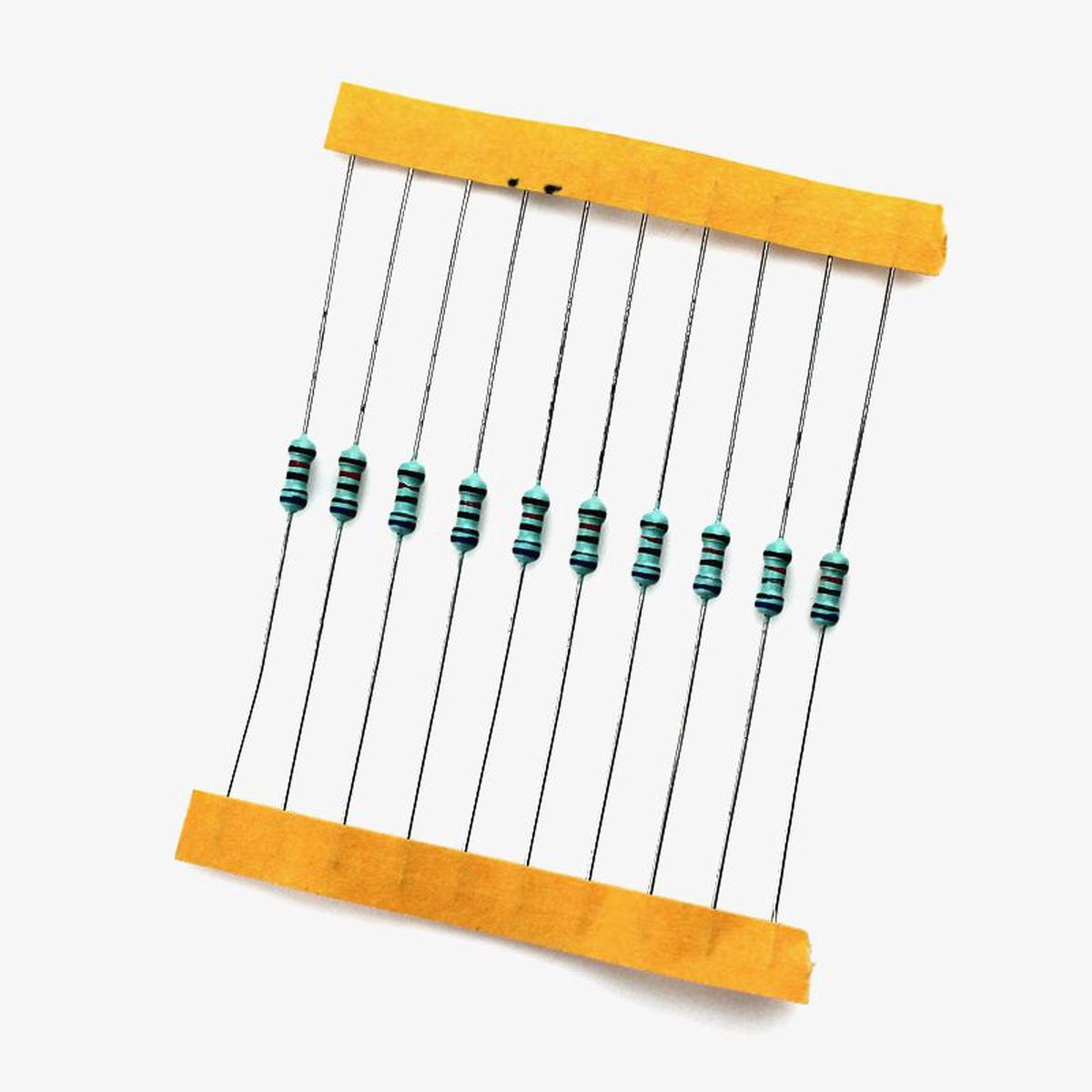 68K ohm, 1/4 Watt Resistor with 1% tolerance (Pack of 10)