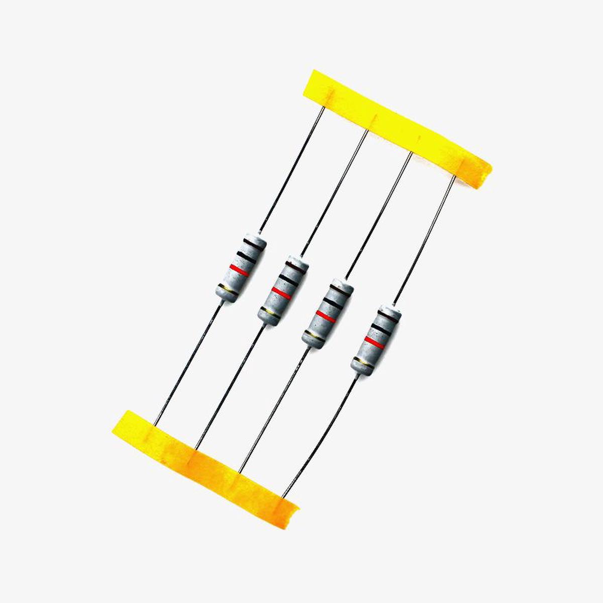 10K ohm 2 Watt Resistor (Pack of 4)
