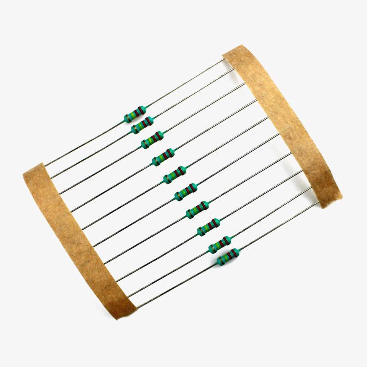 1.1K ohm, 1/4 Watt Resistor with 5% tolerance (Pack of 10)