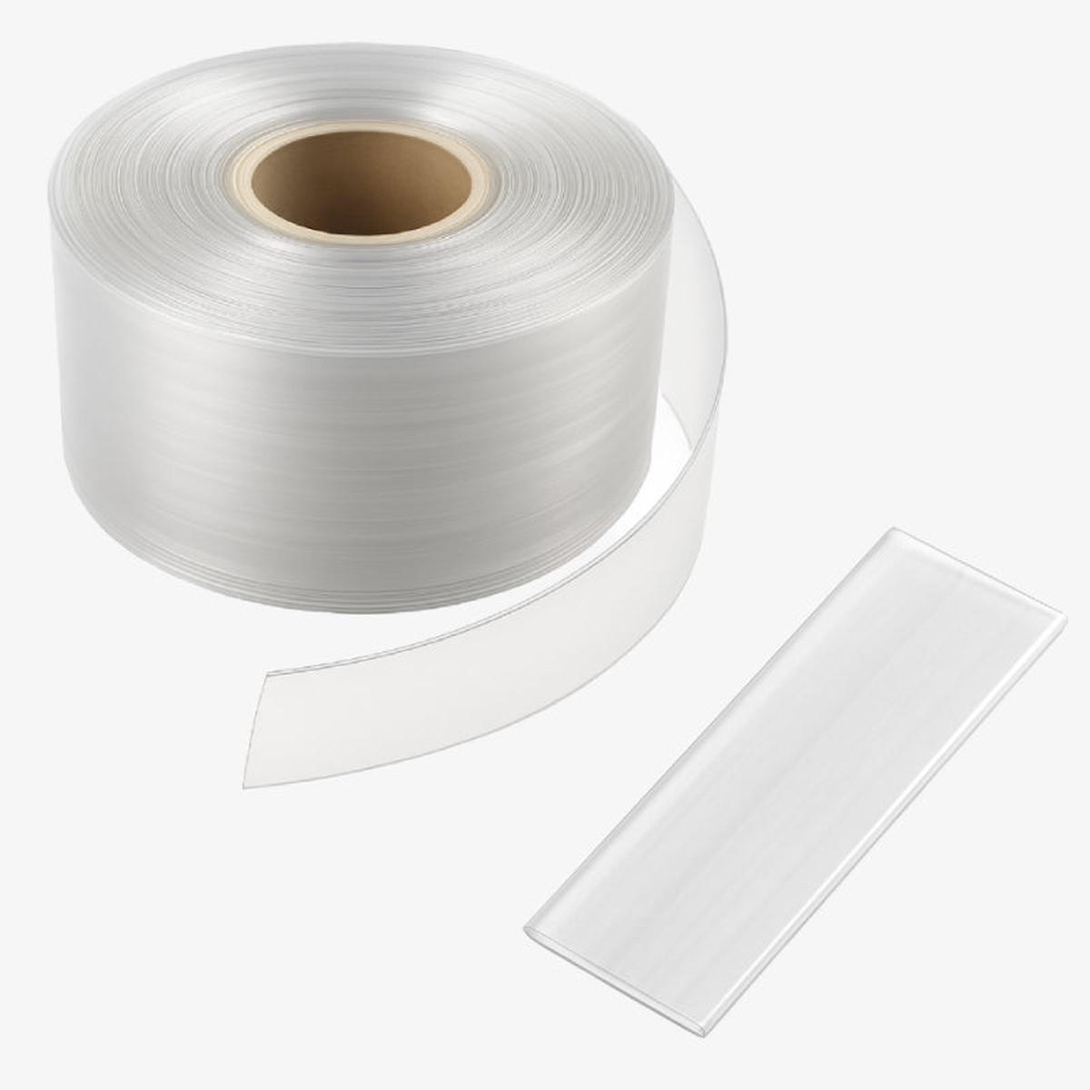 10mm Transparent Industrial Grade Flat Heat Shrink Sleeve - 1 Meter