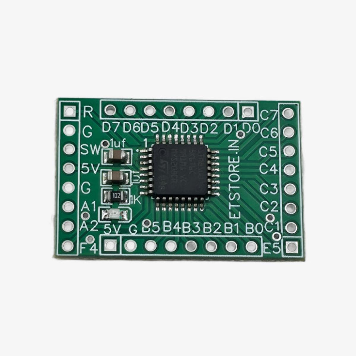 STM8S005K6T6CTR LQFP32 Breakout Board 5V